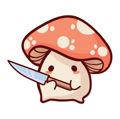 unhappy hippy - mushroom sticker icon unhappy hippy - mushroom sticker icon
